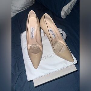 Jimmy Choo Romy 100 39 Pat Nude
